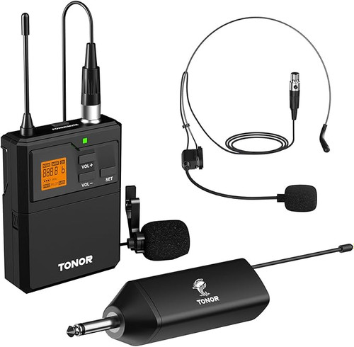 میکروفون بیسیم TONOR UHF مدل TW621
