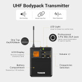 میکروفون بیسیم TONOR UHF مدل TW621