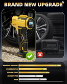 پمپ باد شارژی، پمپ باد تفنگی، پمپ باد خودرو، کمپرسور شارژی، پمپ دیجیتال لاستیک، پمپ باد CZK-5622، پمپ باد توپ، پمپ قابل حمل