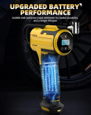 پمپ باد شارژی، پمپ باد تفنگی، پمپ باد خودرو، کمپرسور شارژی، پمپ دیجیتال لاستیک، پمپ باد CZK-5622، پمپ باد توپ، پمپ قابل حمل