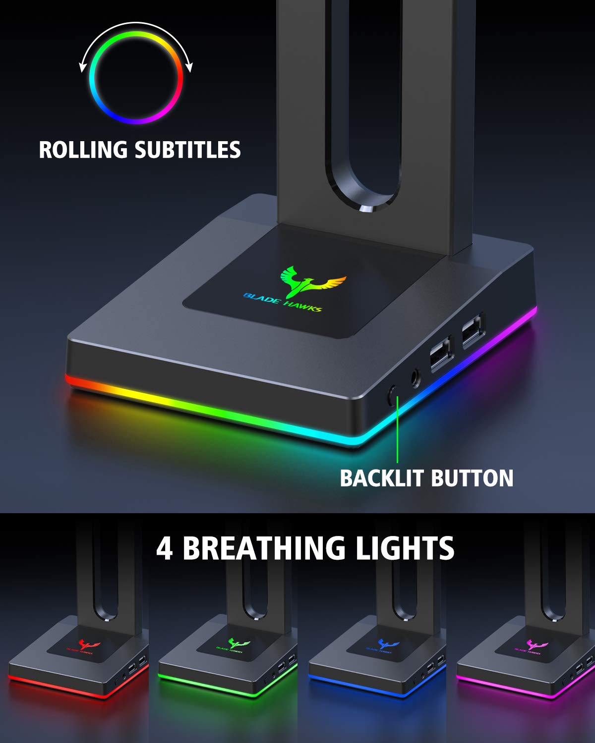 پایه نگهدارنده هدست RGB بانه گجت
