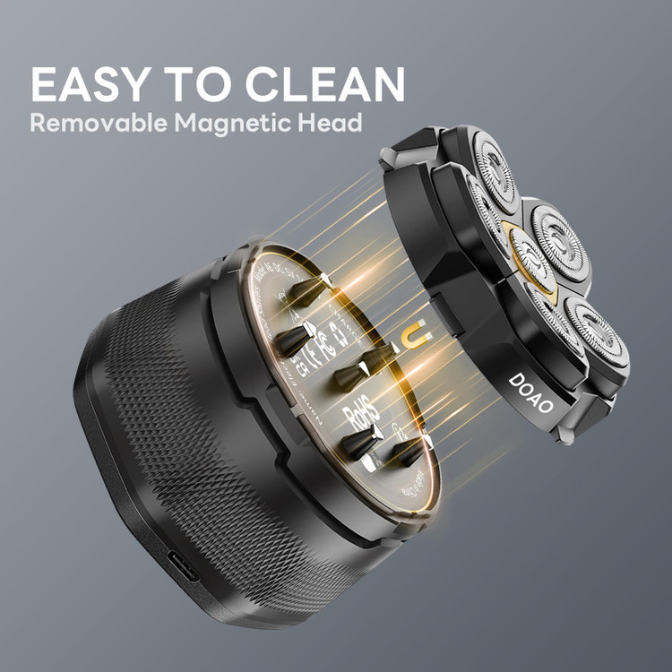 ریشتراش چرخشی ۶ تیغه