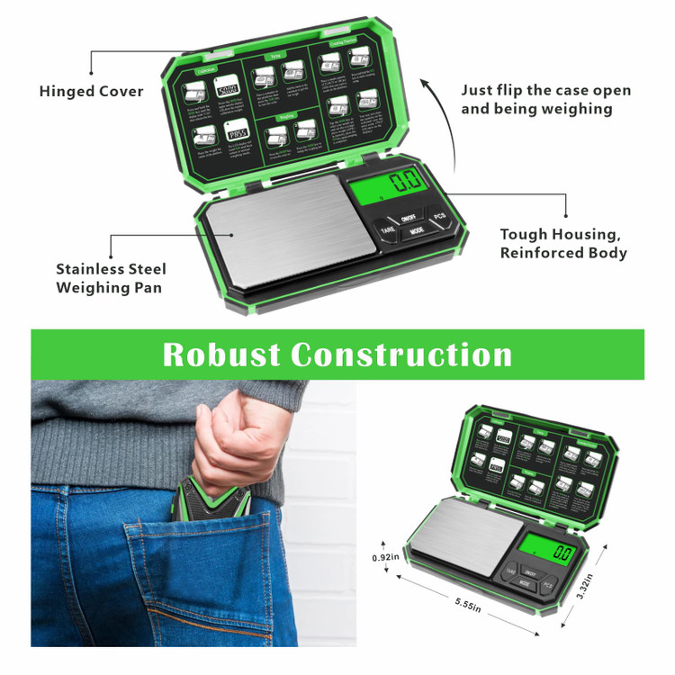 ترازوی دیجیتال یونیک با نور پسزمینه