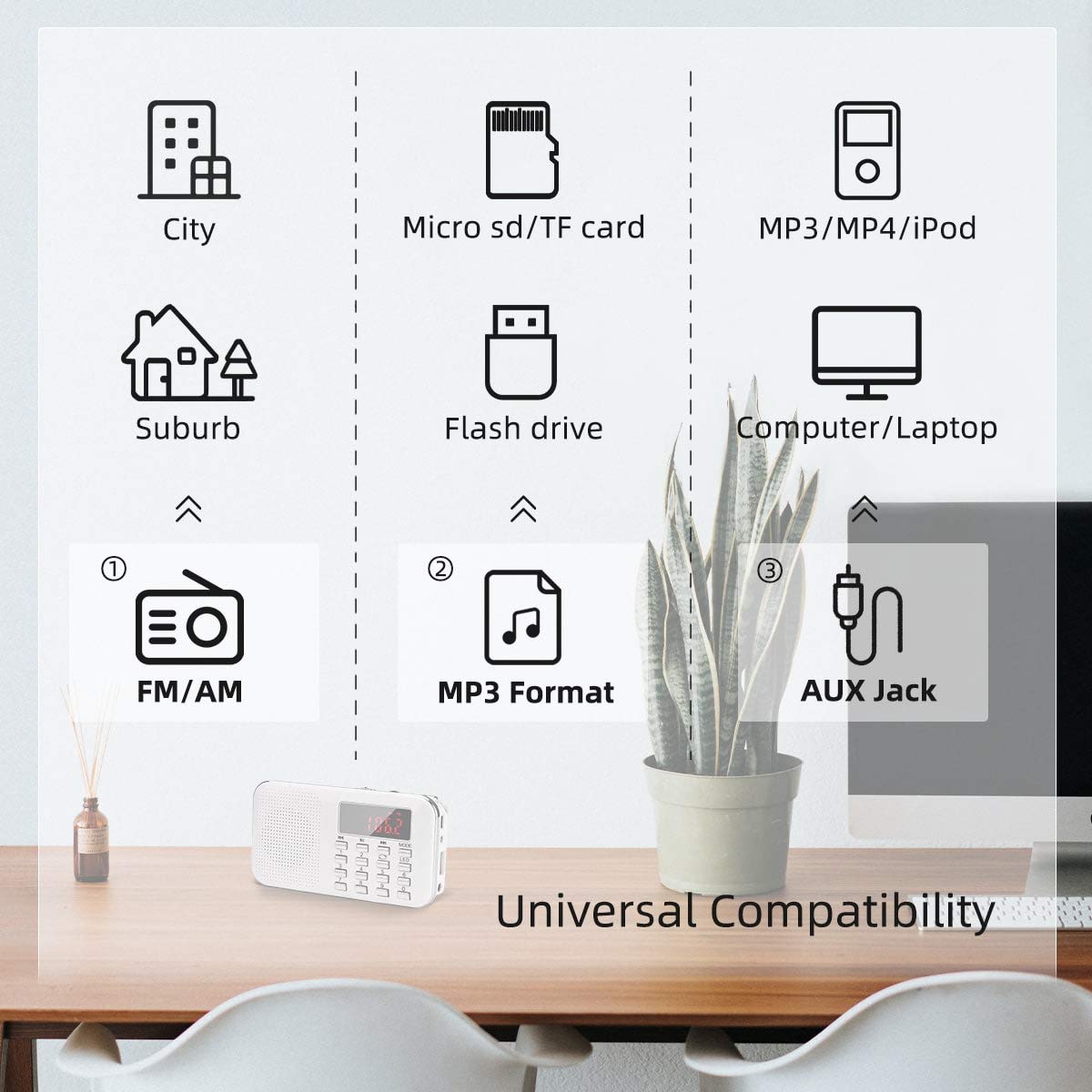 رادیو چندکاره USB