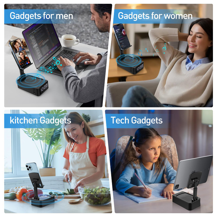 اسپیکر بلوتوثی با پایه و ساعت