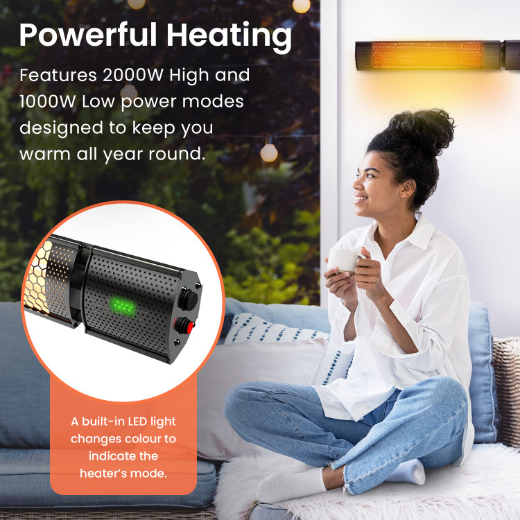 بخاری برقی فضای باز