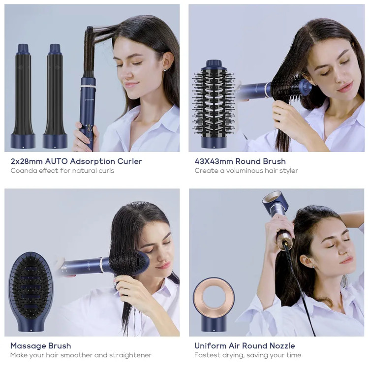 سشوار با سریهای قابل تعویض