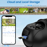 دوربین بیسیم با پنل خورشیدی