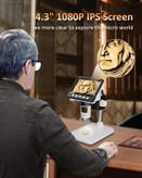 میکروسکوپ ۴.۳ اینچی