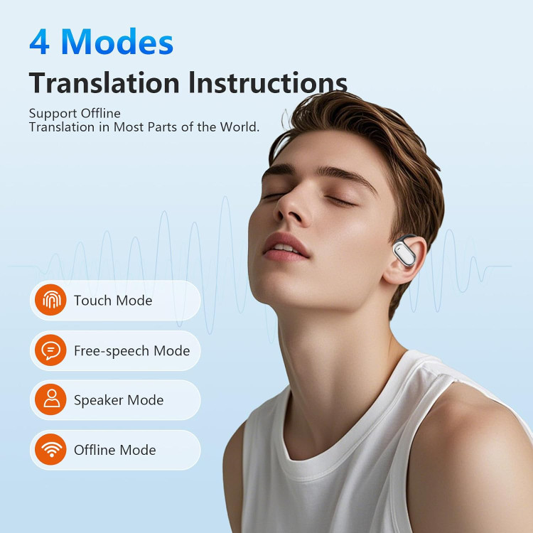 open-ear earbuds ترجمه