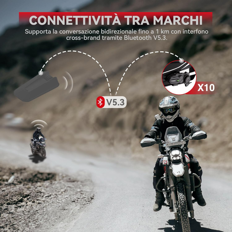 هدست موتور برای ۱۰ نفر