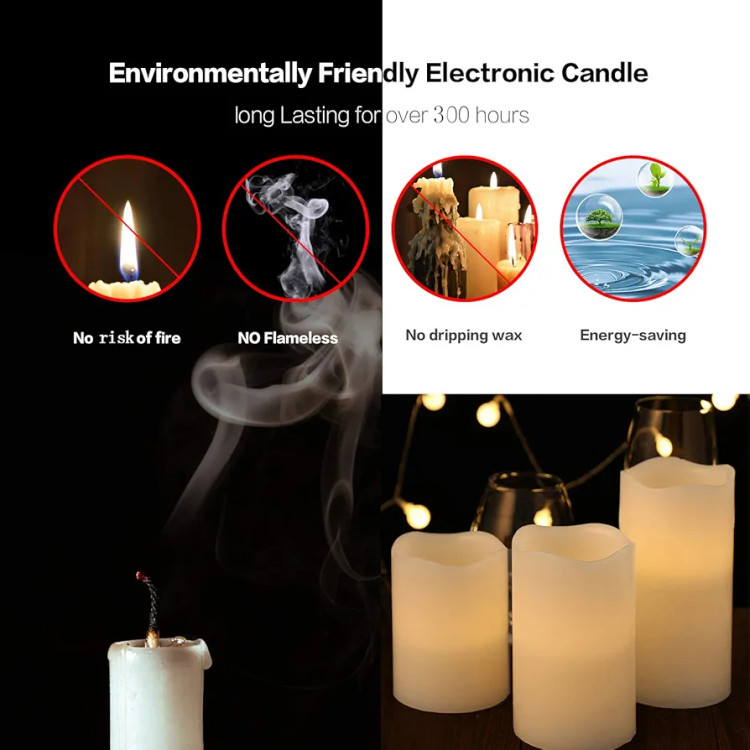 شمع رومانتیک بدون شعله