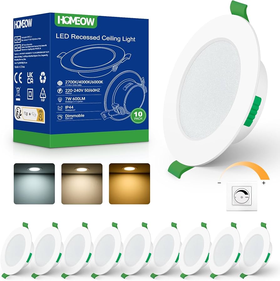 چراغ سقفی توکار