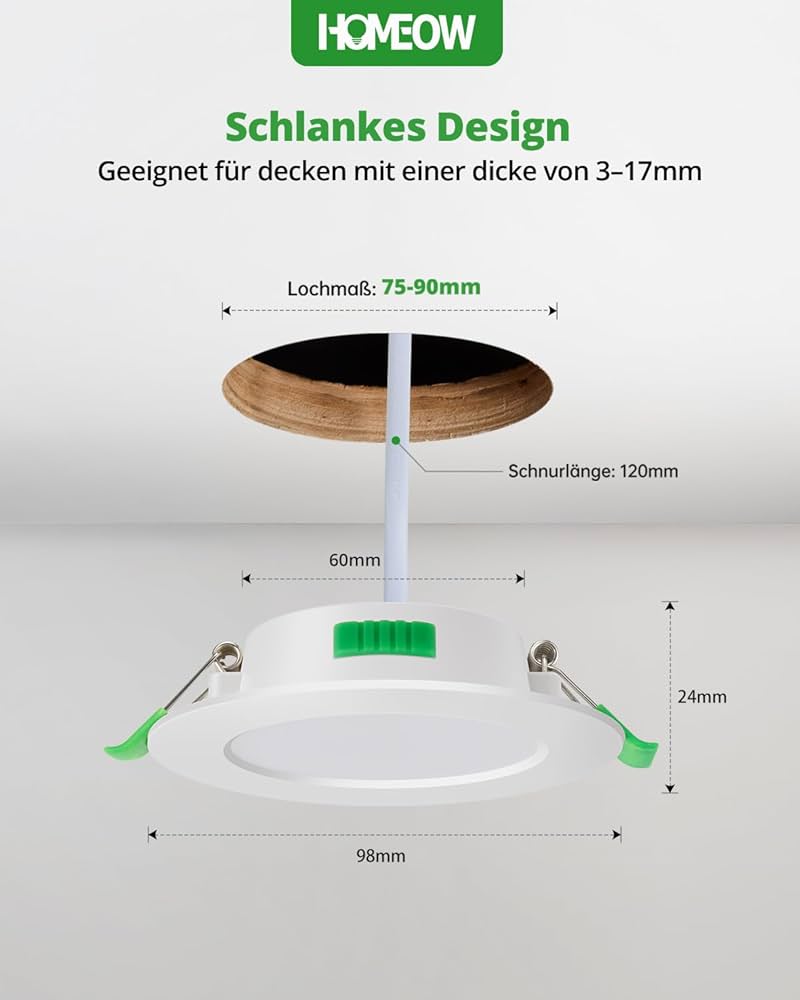 چراغ سقفی توکار CCT