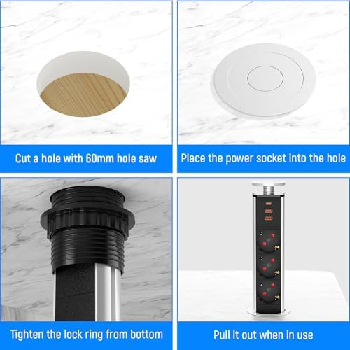 پریز برق با USB-C