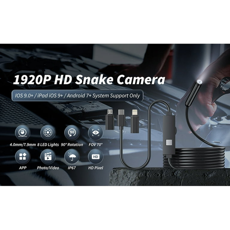 اندوسکوپ دو دوربین