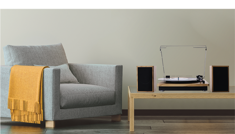 گرامافون با بلندگو داخلی