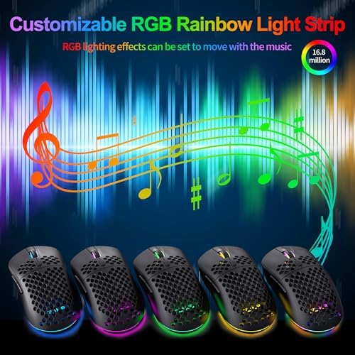 موس RGB ارگونومیک