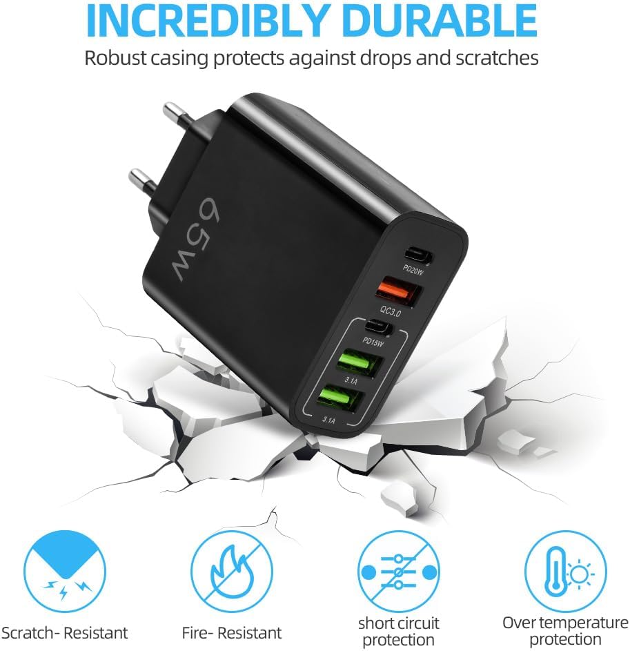 آداپتور فست شارژ چند پورتی