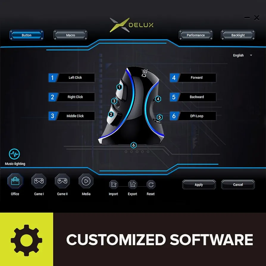 خرید ماوس ارگونومیک دلکس