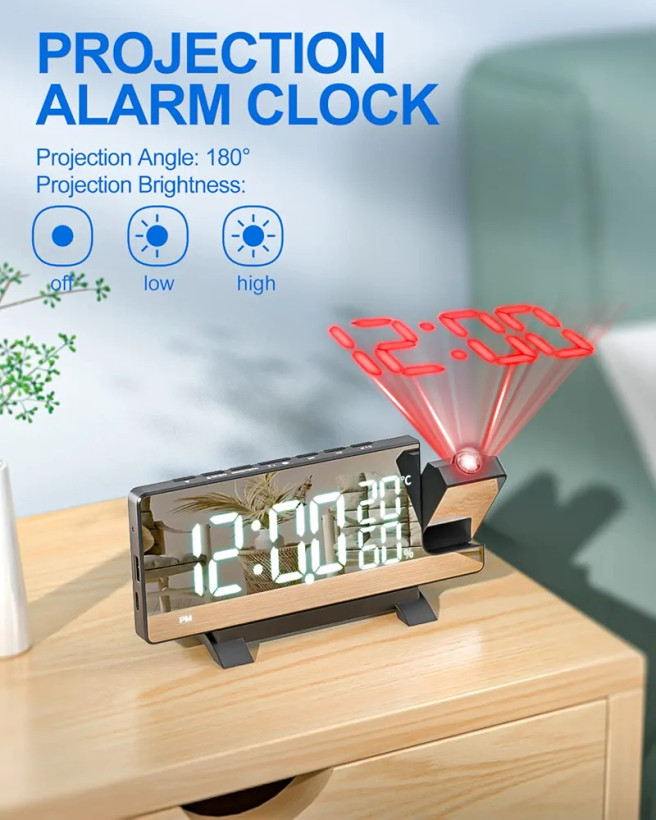 ساعت رومیزی LED،