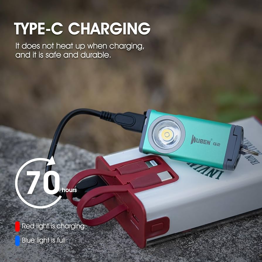 چراغ قوه شارژی USB-C