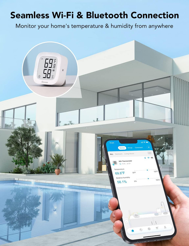 سنسور دما و رطوبت هوشمند