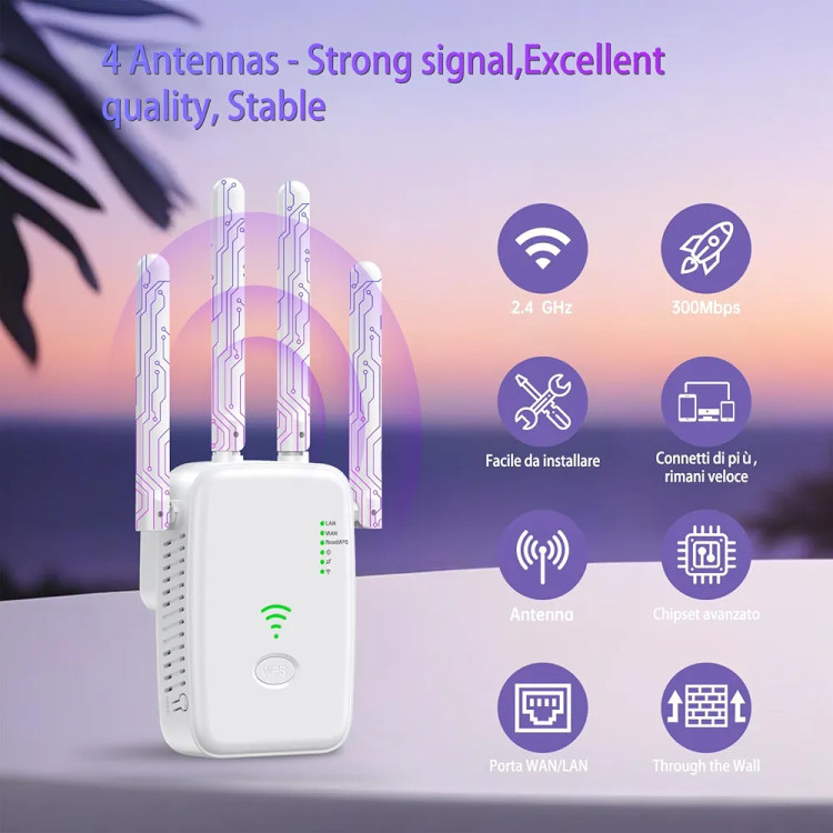 تقویت سیگنال وایفای،