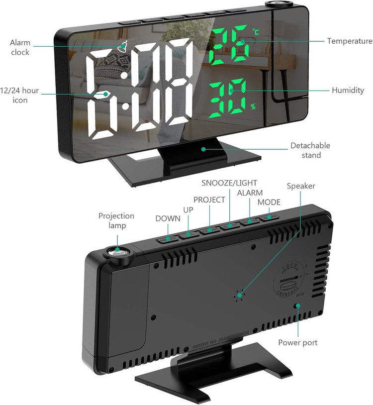 ساعت دیجیتال رومیزی