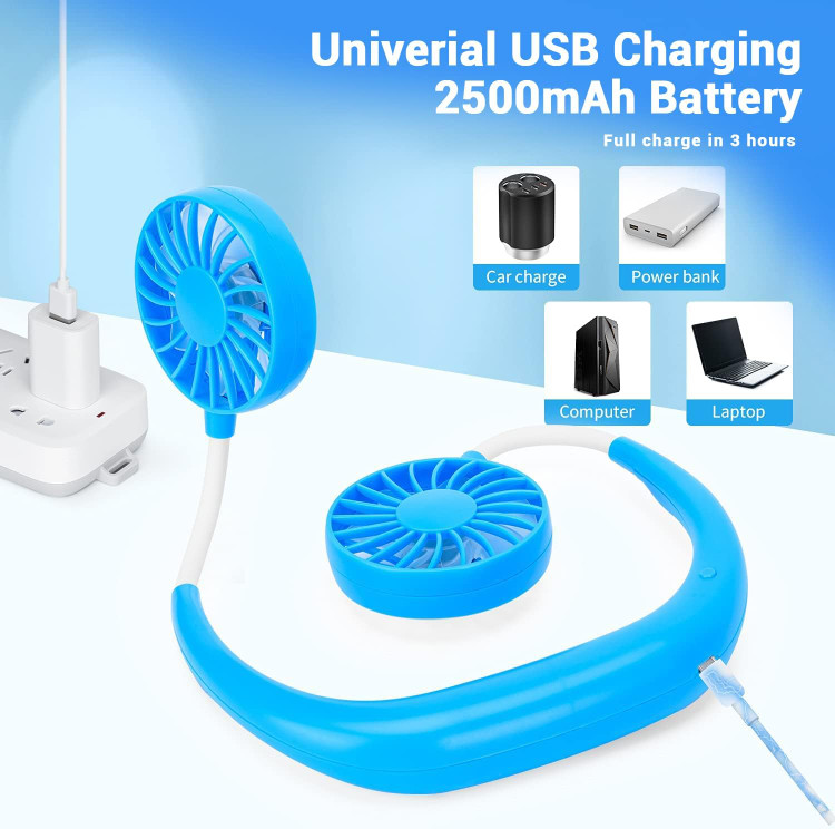 فن گردنی LZ-F1 آبی،