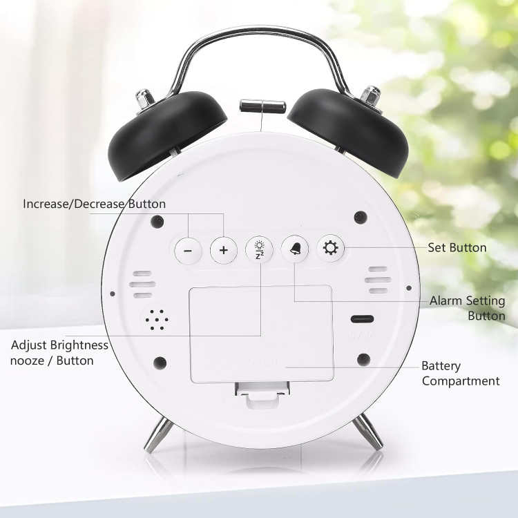 ساعت هشدار بزرگ صدای بلند