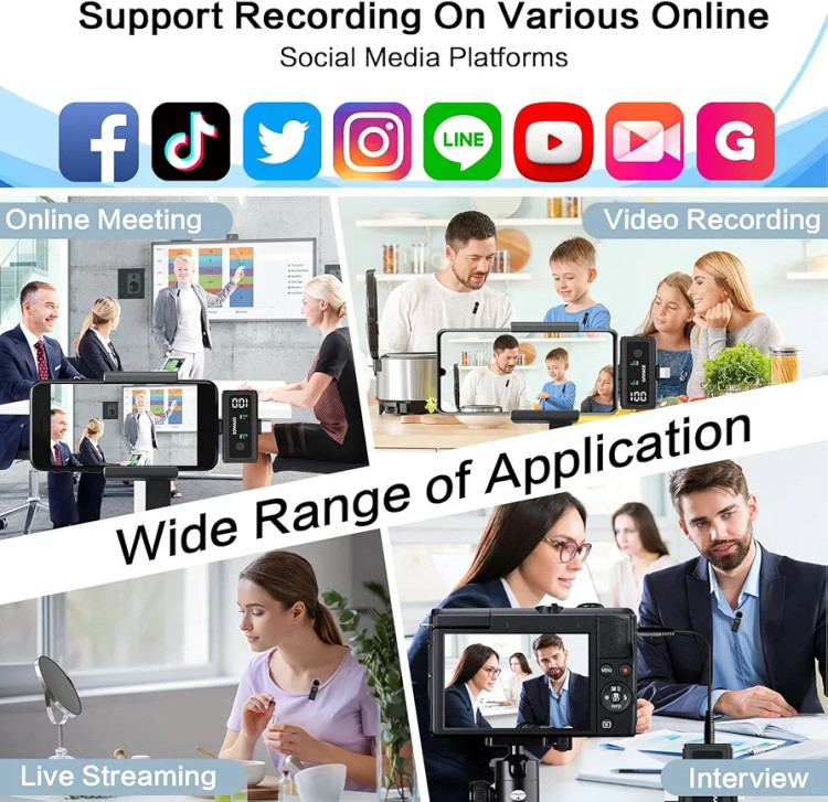 میکروفون بیسیم برای تولید محتوا