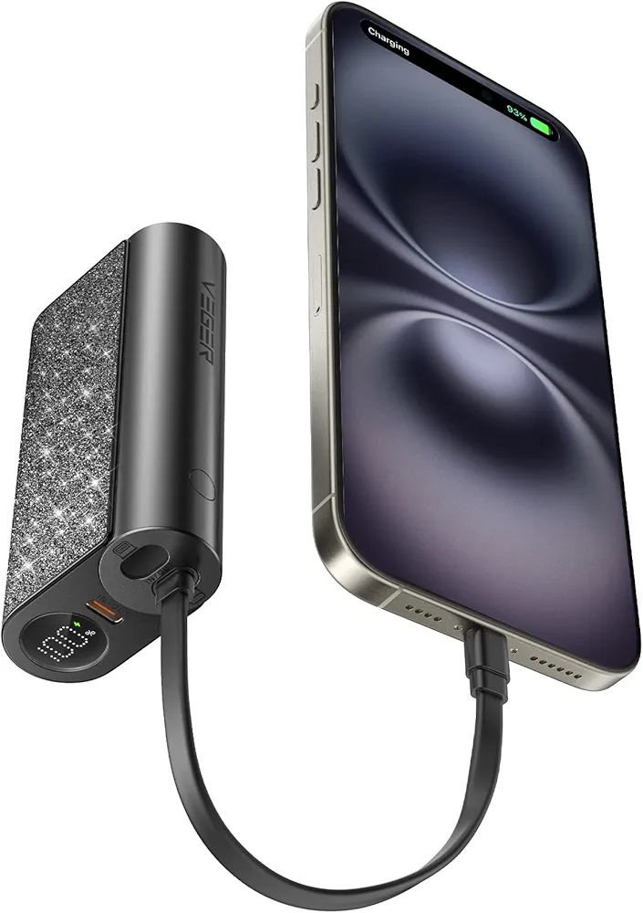 ترکیبی	پاوربانک کوچک با کابل داخلی،