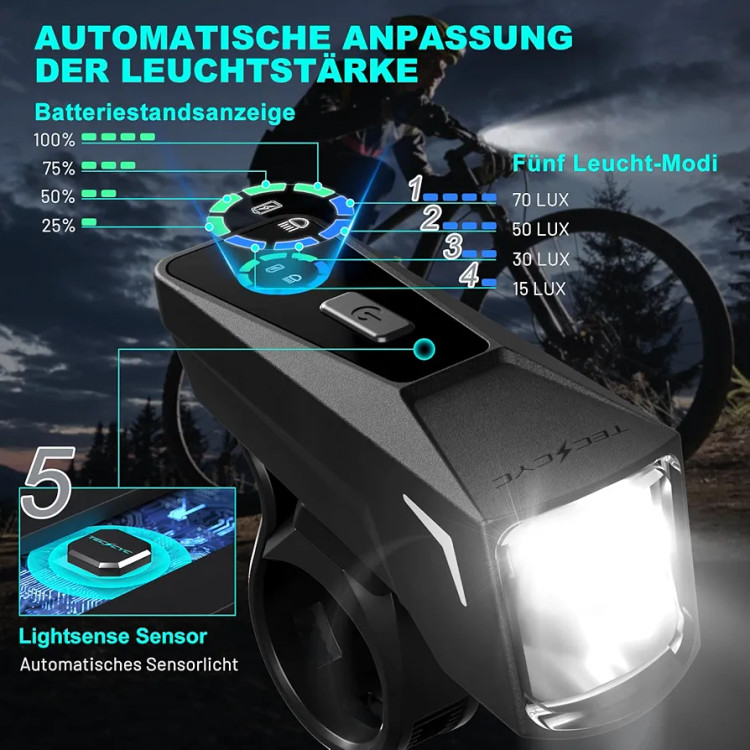 چراغ دوچرخه TC2401