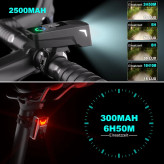 چراغ دوچرخه با سنسور نور