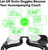 Holoswim AR Smart Swim Goggles 2s