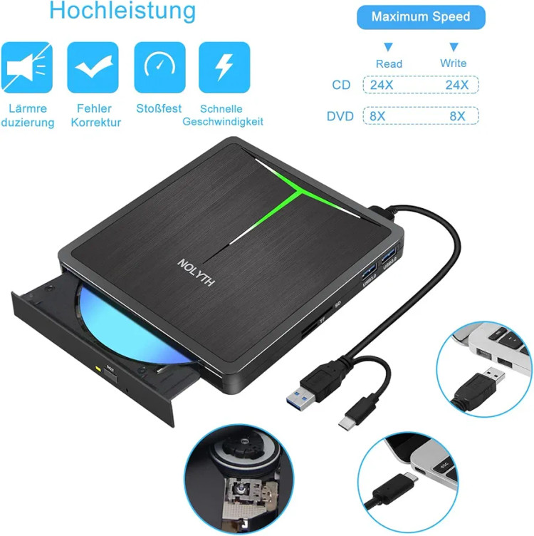 درایو DVD اکسترنال برای مکبوک،