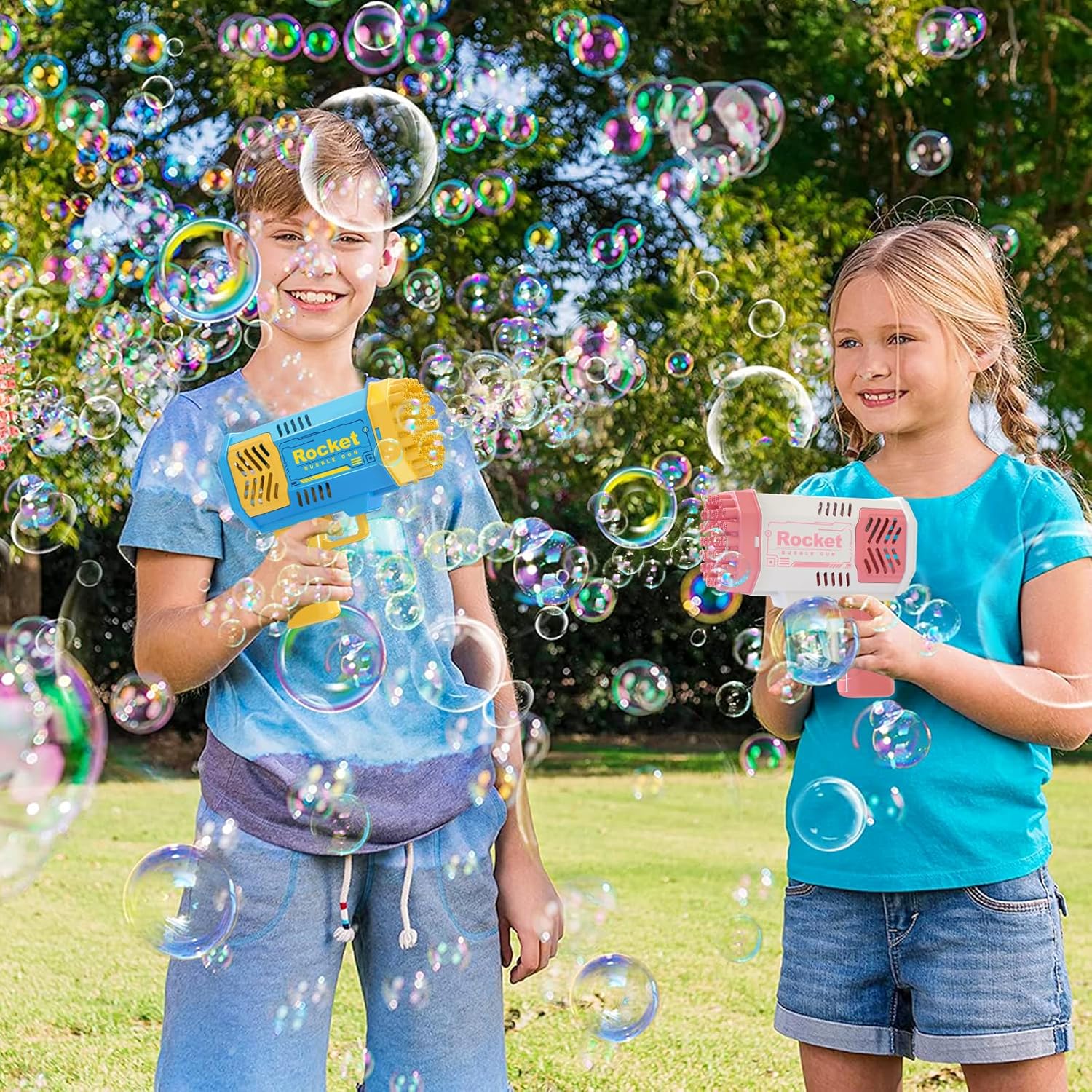 تفنگ حباب‌ساز رنگی