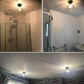 چراغ سقفی فلزی مشکی