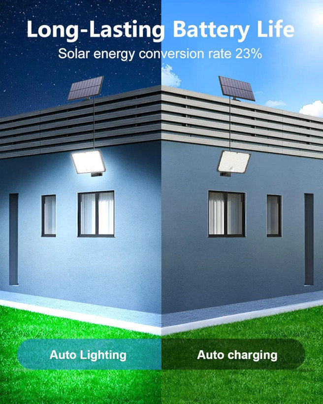 چراغ سولار فضای باز،
