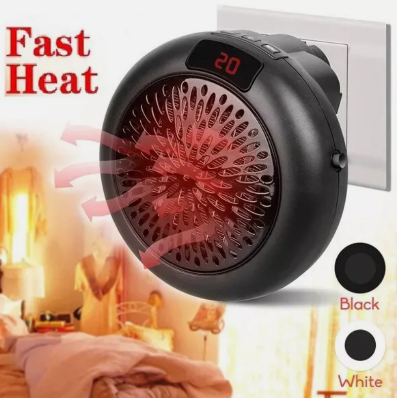 بخاری دیواری قابل‌حمل 900watts