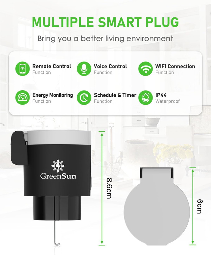 GreenSun Smart Plug،