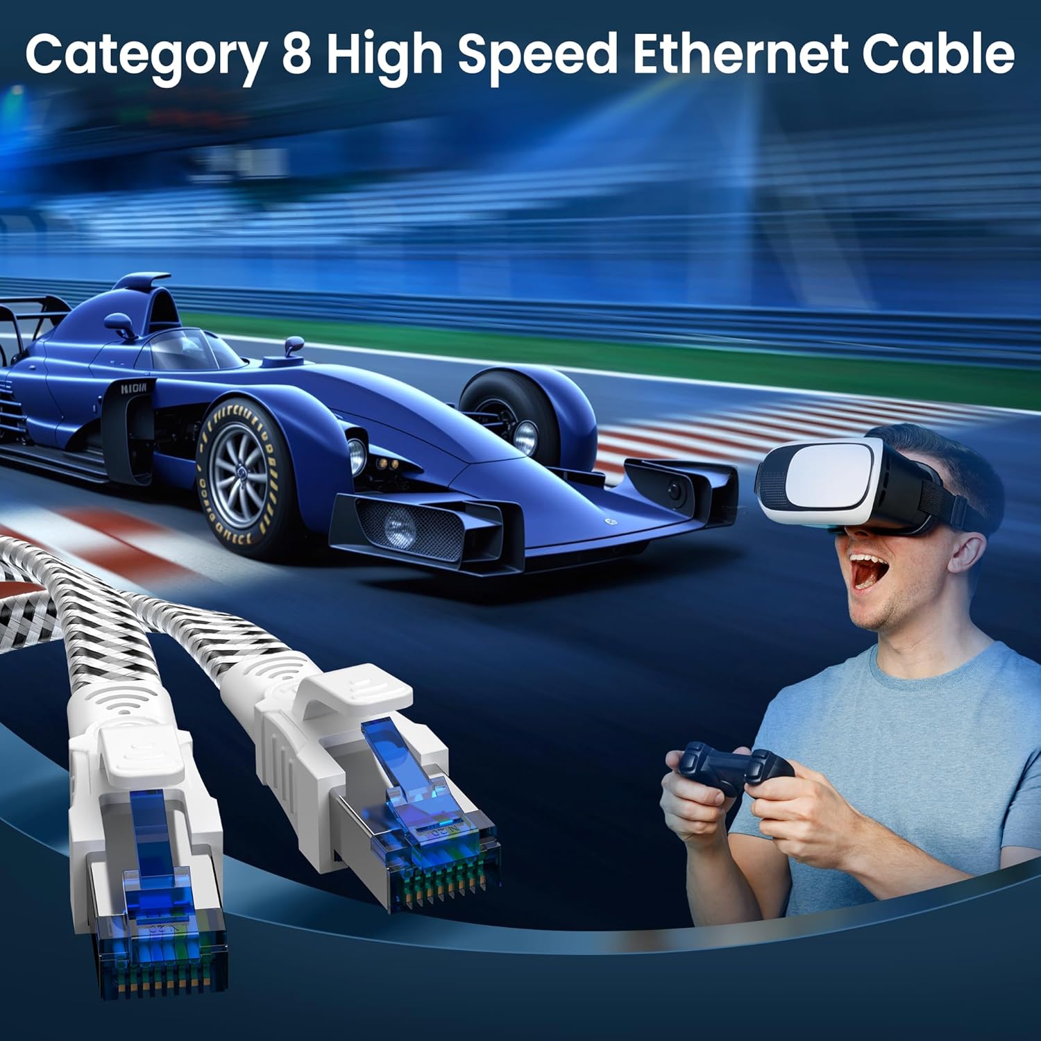 کابل شبکه Cat8،