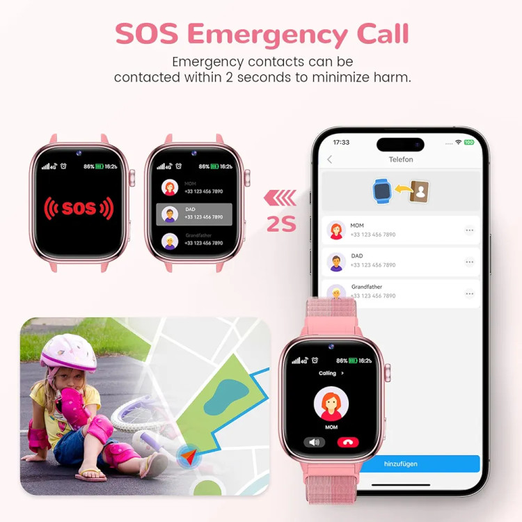 خرید ساعت هوشمند کودک T40-D