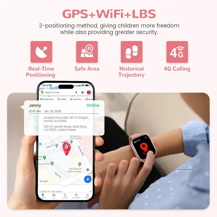 ساعت ردیاب کودکان با GPS