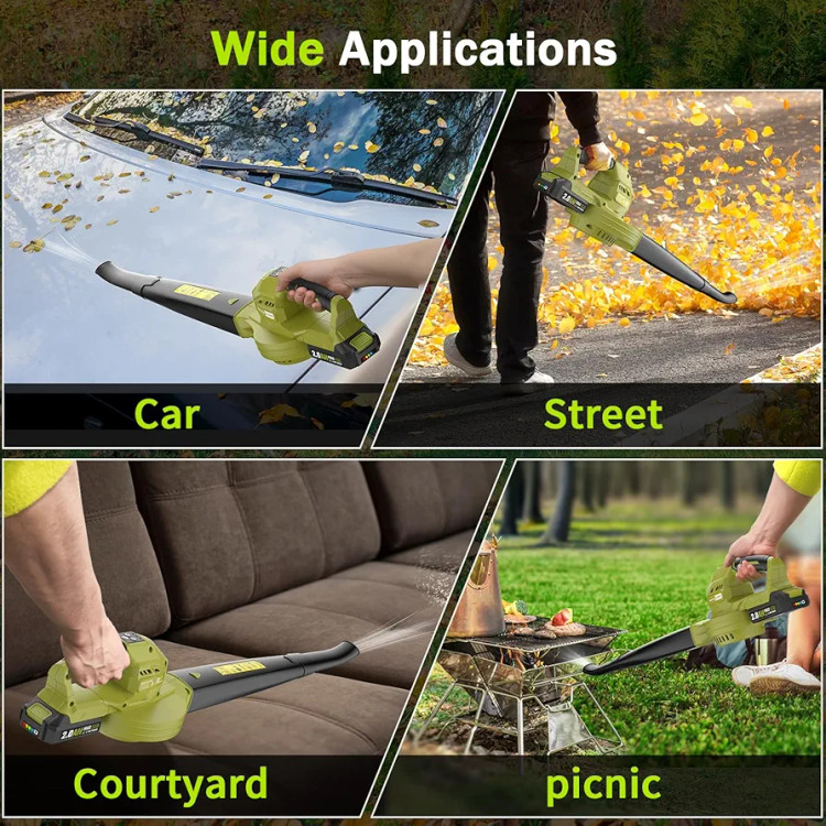 دمنده شارژی با دو باتری