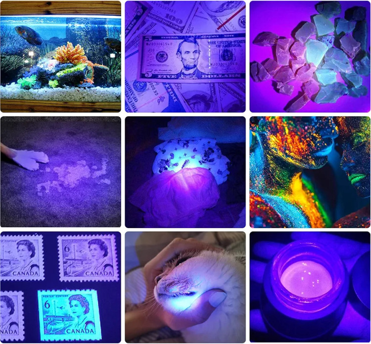 چراغقوه UV قابل شارژ