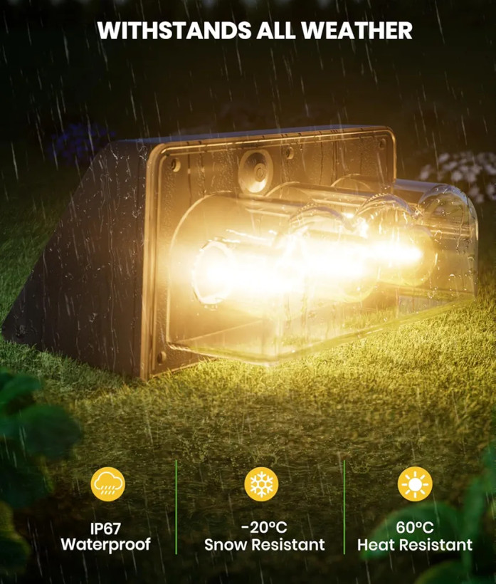 خرید چراغ خورشیدی دیواری