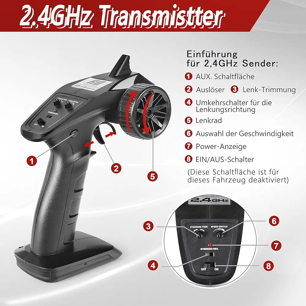 کنترلی با باتری لیتیومی