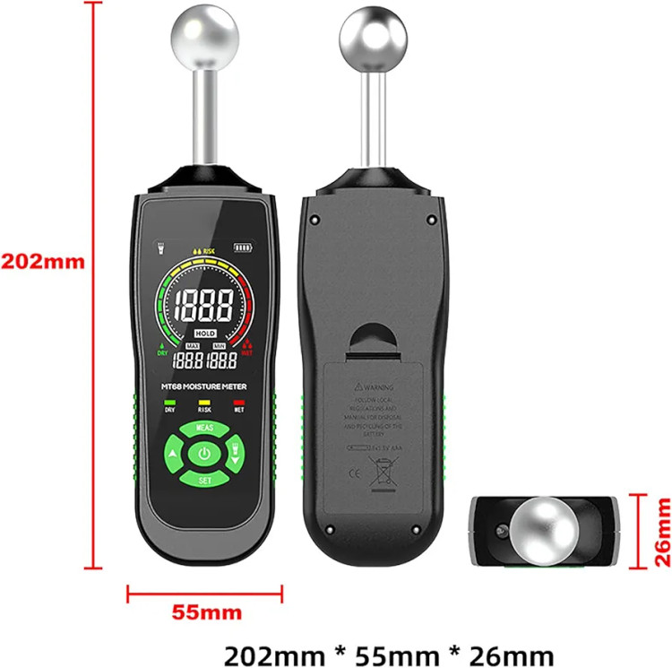 خرید رطوبتسنج دیوار